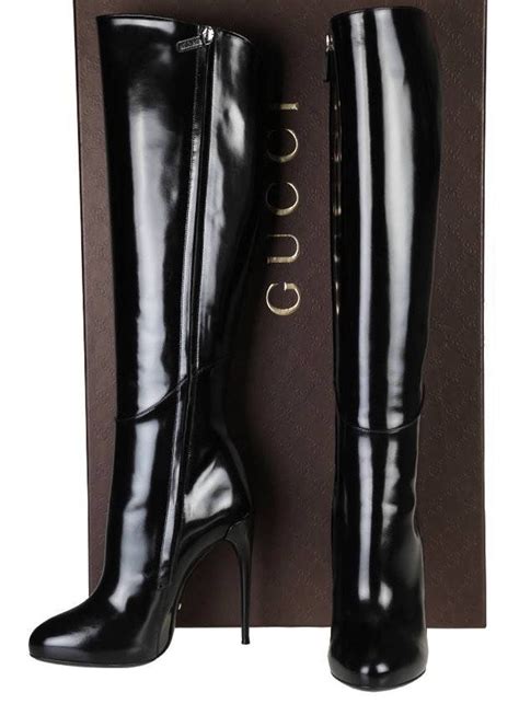 gucci boot ribbon boot|gucci high heel boots.